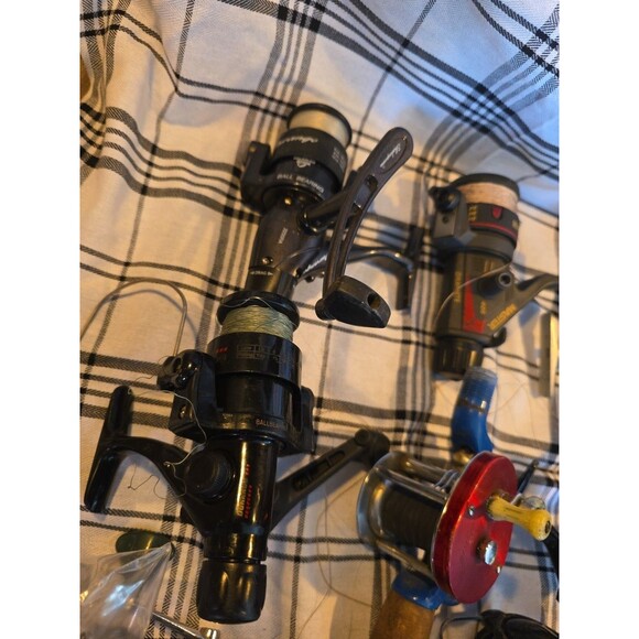 Vintage Fishing Reel Lot Of 12- Zebco 7020 Shakespeare Heddon‎ JC Higgins Ryobi - Picture 6 of 6